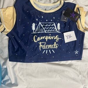 Rebel Athletics crop top Shirt  and shorts